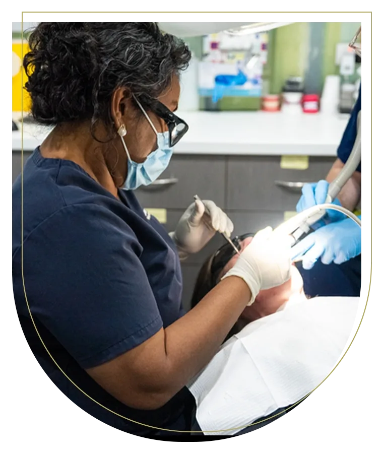 Rotating denture model showing full denture design at ADC Dubbo Dentist